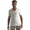 Icebreaker Men's Merino Anatomica Short Sleeve V Neck T-Shirt -Explore Apparel 103661104 2