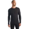Icebreaker Men's Merino 175 Everyday Long Sleeve Crewe Thermal Top -Explore Apparel 104483001 2
