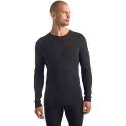 Icebreaker Men's Merino 175 Everyday Long Sleeve Crewe Thermal Top