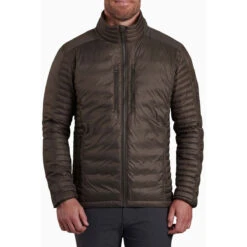 KUHL Men's Spyfire Jacket -Explore Apparel 1122 ms spyfire jacket dark olive front pdp photo