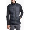 KUHL Men's Spyfire Vest 2 KUHL Men's Spyfire Vest -Explore Apparel 1129 spyfire vest raven front 1 pdp photo