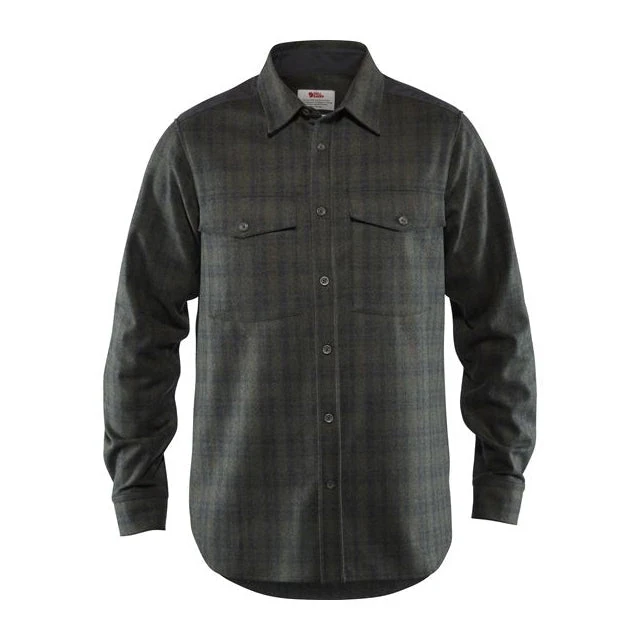 Fjallraven Men's Ovik Re-Wool Long Sleeve Shirt 3 Fjallraven Men's Ovik Re-Wool Long Sleeve Shirt