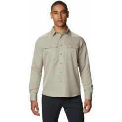 Mountain Hardwear Men's Canyon Long Sleeve Shirt -Explore Apparel 1648751 103 f conversion1 1