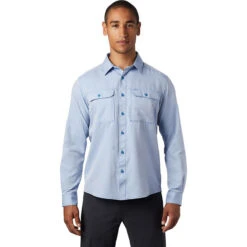 Mountain Hardwear Men's Canyon Long Sleeve Shirt 11 Mountain Hardwear Men's Canyon Long Sleeve Shirt -Explore Apparel 1648751 DeepLake 1