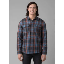 Prana Men's Westbrook Flannel Shirt -Explore Apparel 1964401 NIGHTSHADE
