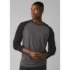 Men's PrAna Baseball Raglan 2 Men's PrAna Baseball Raglan -Explore Apparel 1965511 CHARCOALHEATHER