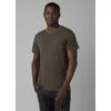 Prana Men's Cardiff SS Pocket T-Shirt -Explore Apparel 1969891 GREENSTRIPE 1