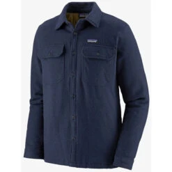 Patagonia Men's Insulated Fjord Flannel Jacket -Explore Apparel 27640 NVYB 1