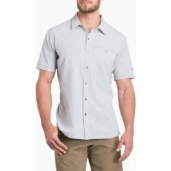 KUHL Men's Renegade Shirt -Explore Apparel 3069 renegade shirt ash front 1