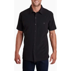 KUHL Men's Renegade Shirt -Explore Apparel 3069 renegade shirt blackout front 1