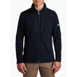 KUHL Men's Interceptr Fleece Jacket 11 KUHL Men's Interceptr Fleece Jacket -Explore Apparel 3183 Interceptr FZ Mutiny Blue Front
