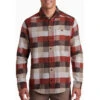 KUHL Men's Pixelatr Flannel Long Sleeve -Explore Apparel 7336 pixelatr flannel ls lava front pdp photo 087430ac 32b7 4986 bfb2 961491cecfda