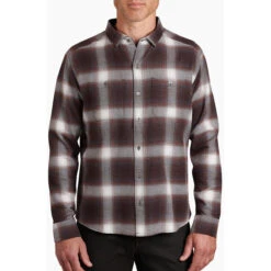 KUHL Men's Law Flannel Long Sleeve 8 KUHL Men's Law Flannel Long Sleeve -Explore Apparel 7373 law flannel ls deep mahogany front pdp photo 3b454f2f 5d97 4e5e 8bf9 23db1fe5cf76 1