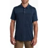 Men's KUHL Engineered Polo -Explore Apparel 7424 KUHL Engineered Polo Pirate Blue Front