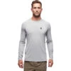 Black Diamond Men's Alpenglow Long Sleeve Crew -Explore Apparel 752092 1016 M ALPENGLOW LS CREW PEWTER 01