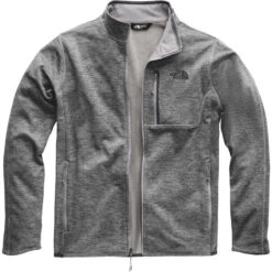The North Face Men's Canyonlands Full Zip 8 The North Face Men's Canyonlands Full Zip -Explore Apparel Canyonlands Fz 3SO6 TNF Medium Grey Heather 1