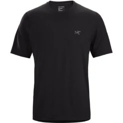 Arcteryx Men's Cormac Short Sleeve Crew -Explore Apparel Cormac Crew SS Black 2
