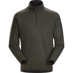 Arcteryx Men's Covert 1/2 Zip -Explore Apparel Covert 1 2 Zip Neck Moonshadow Heather