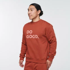 Cotopaxi Men's Do Good Crew Sweatshirt -Explore Apparel CrewSweatshirtDoGoodSpice 1