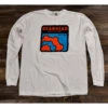Crisp Gear Long Sleeve T-Shirt -Explore Apparel Crisp Gear LS White Front