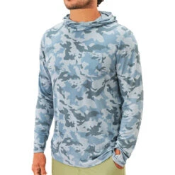 Men's Bamboo Lightweight Hoodie 30 Men's Bamboo Lightweight Hoodie -Explore Apparel LWH 114 P 1 2