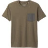 Men's PrAna Pocket T-Shirt -Explore Apparel M1POCK316 SLATEGREENHEATHER ALT 9