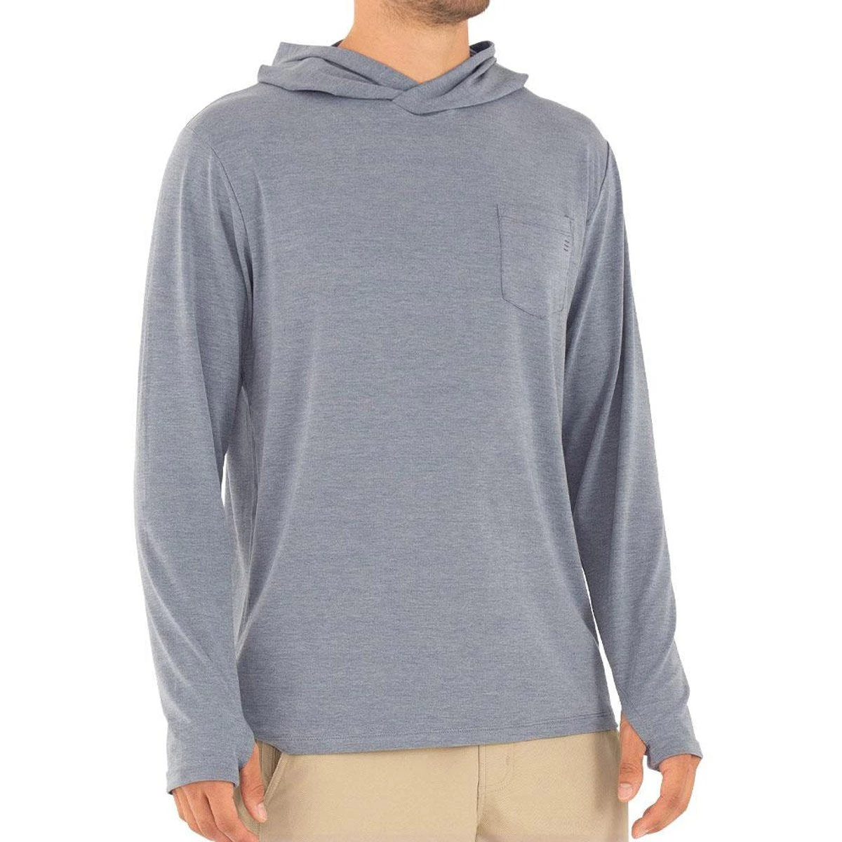 Men's Bamboo Crossover Hoody 6 Men's Bamboo Crossover Hoody - Image 4