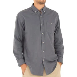 Men's Bamboo Flannel Button Up 7 Men's Bamboo Flannel Button Up -Explore Apparel M Flannel ButtonDown BlueDusk 1 1