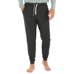Men's Bamboo Fleece Jogger -Explore Apparel M Fleece Jogger HeatherBlack 1