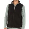 Men's Bamboo Polar Fleece Vest -Explore Apparel M PolarFleece Vest Black 1