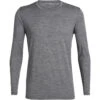 Icebreaker Men's Tech Lite Long Sleeve Crewe 1 Icebreaker Men's Tech Lite Long Sleeve Crewe -Explore Apparel Men s Tech Lite Long Sleeve Crewe 103861 Gritstone Heather 04669eff a934 4dbd b6c8 e988f6f0a9bf