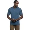 KUHL Men's Wayfarer Short Sleeve Polo Shirt 2 KUHL Men's Wayfarer Short Sleeve Polo Shirt -Explore Apparel Men s Wayfarer 7242 Lake Blue