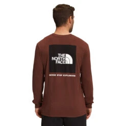 The North Face Men's Long-Sleeve Box NSE Tee -Explore Apparel NF0A4762 8C3 hero