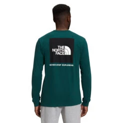 The North Face Men's Long-Sleeve Box NSE Tee -Explore Apparel NF0A4762 EK2 hero 1
