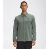 The North Face Men's First Trail Long Sleeve Shirt -Explore Apparel NF0A5A2Y V38 hero 2