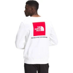 The North Face Men's Box NSE Cew Sweatshirt 7 The North Face Men's Box NSE Cew Sweatshirt -Explore Apparel NF0A5A6V FN4 hero