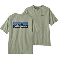 Patagonia Men's P-6 Logo Responsibili-Tee 35 Patagonia Men's P-6 Logo Responsibili-Tee -Explore Apparel POS WBS23 38504 SLVG