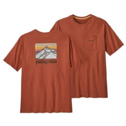 Patagonia Men's Line Logo Ridge Pocket Responsibili-Tee 17 Patagonia Men's Line Logo Ridge Pocket Responsibili-Tee -Explore Apparel POS WBS23 38511 QZCO
