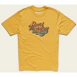 Men's Howler Electric Stencil T-Shirt 7 Men's Howler Electric Stencil T-Shirt -Explore Apparel S21 Select T HTC Flourish Pale Yellow Flat