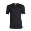 Icebreaker Men's Cool-Lite Sphere Short Sleeve Crewe -Explore Apparel Sphere Ss Crewe 104570 Black Heather ae6cb56e 044a 46bd bce3 c774515c63fa