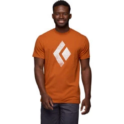 Black Diamond Men's Chalked Up Tee -Explore Apparel UO95 6041 M CHALKED UP TEE DESERT CLAY 01