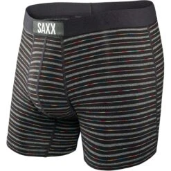 Men's Vibe Boxer Brief -Explore Apparel Vibe Boxer Brief Black Gradient Stripe