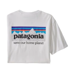Patagonia Men's P-6 Mission Organic T-Shirt 10 Patagonia Men's P-6 Mission Organic T-Shirt -Explore Apparel WBF21 37529 WHI 1