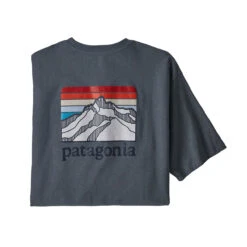 Patagonia Men's Line Logo Ridge Pocket Responsibili-Tee 12 Patagonia Men's Line Logo Ridge Pocket Responsibili-Tee -Explore Apparel WBF21 38511 PLGY