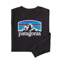 Patagonia Men's Long-Sleeved Fitz Roy Horizons Responsibili-Tee -Explore Apparel WBF21 38514 BLK