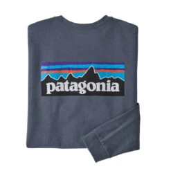 Patagonia Men's Long-Sleeved P-6 Logo Responsibili-Tee 15 Patagonia Men's Long-Sleeved P-6 Logo Responsibili-Tee -Explore Apparel WBF21 38518 PLGY