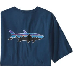 Patagonia Men's Fitz Roy Fish Organic T-Shirt -Explore Apparel WBF21 38525 TIBT