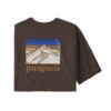 Patagonia Men's Line Logo Ridge Pocket Responsibili-Tee -Explore Apparel WBF22 38511 CNBR