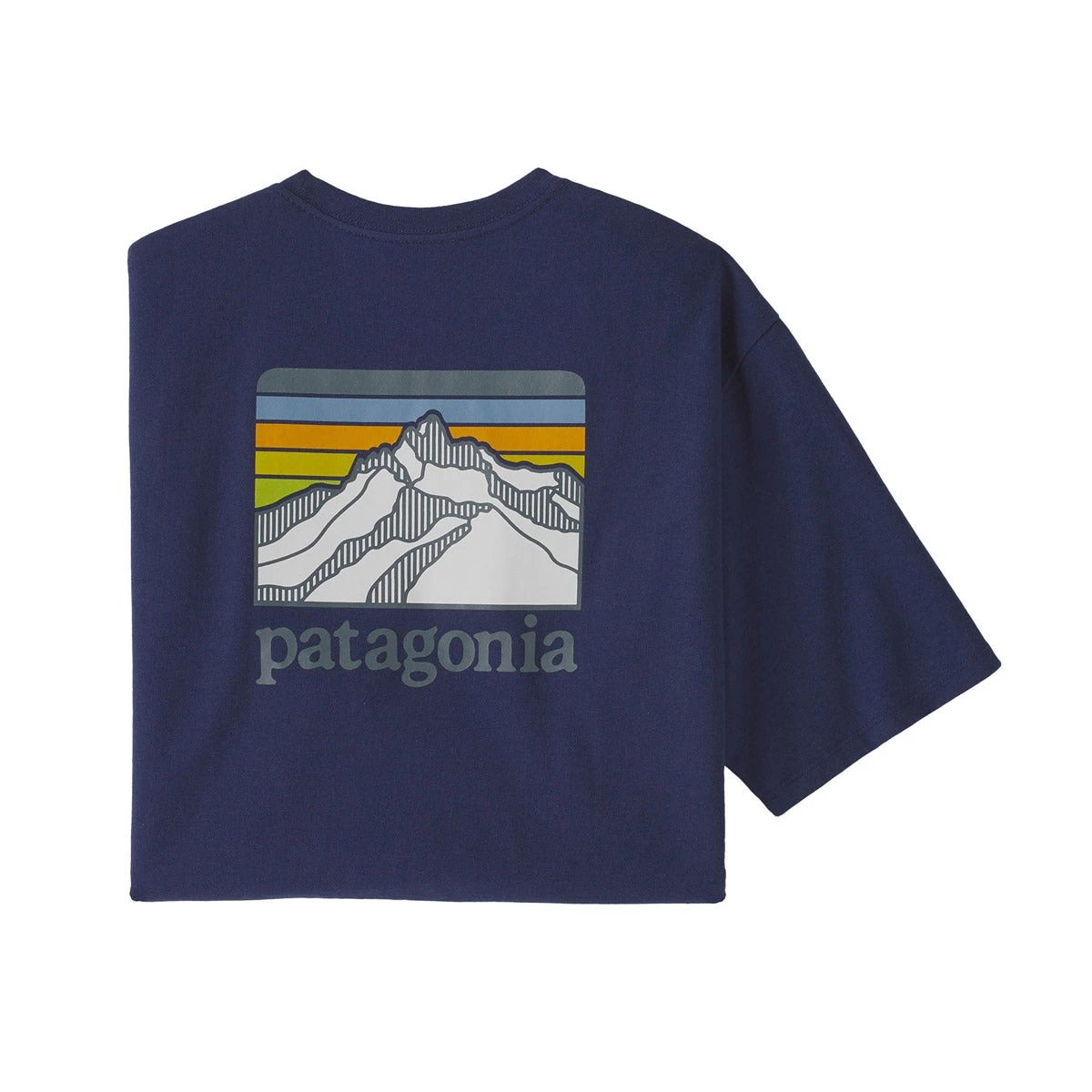Patagonia Men's Line Logo Ridge Pocket Responsibili-Tee 4 Patagonia Men's Line Logo Ridge Pocket Responsibili-Tee - Image 2