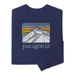 Patagonia Men's Long-Sleeved Line Logo Ridge Responsibili-Tee -Explore Apparel WBF22 38517 SNDB 1